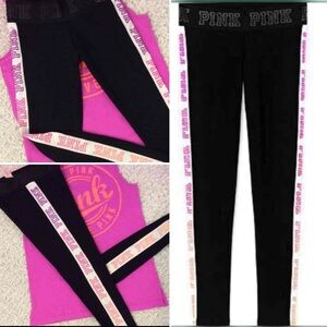 VS PINK RAINBOW LEGGINGS